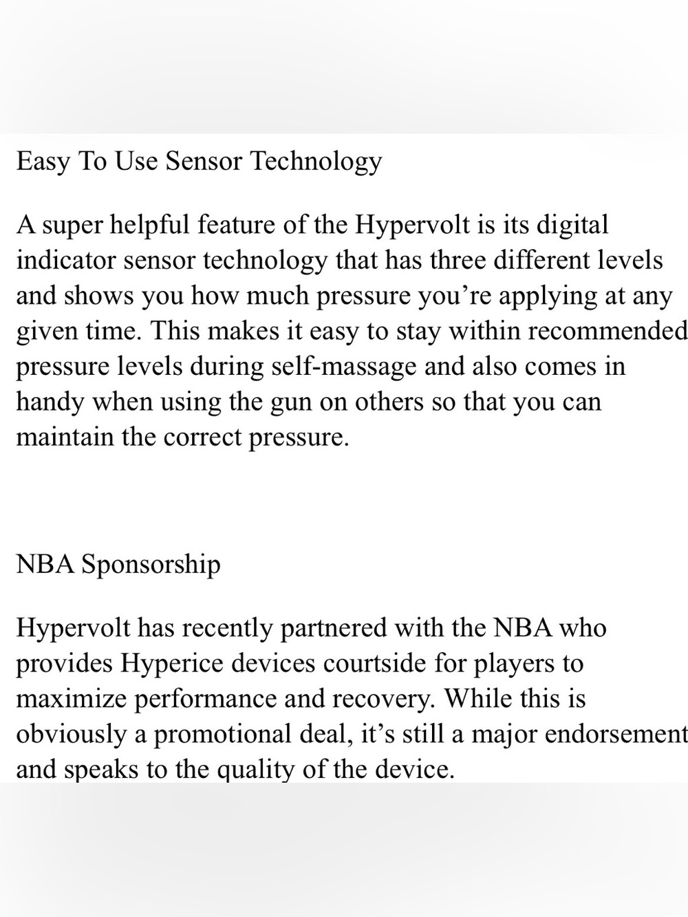 HyperIce HyperVolt Bluetooth Percussion Massage Device - Silver (53100 038-00) - Picture 10 of 16